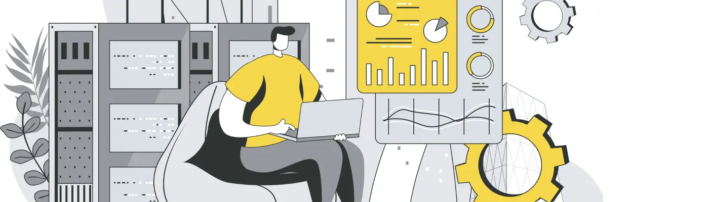 Digital Ecosystem Illustration